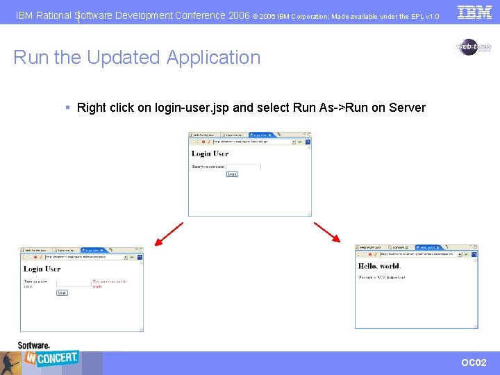 IBM Rational Software Development Conference 2006 © 2006 IBM Corporation; Made available under the