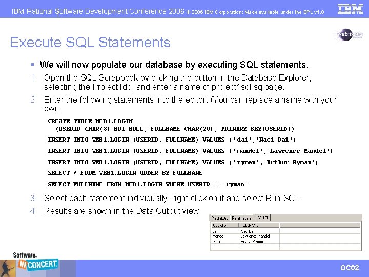 IBM Rational Software Development Conference 2006 © 2006 IBM Corporation; Made available under the