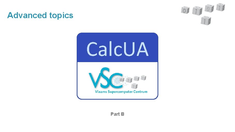 Advanced topics Calc. UA Part B 