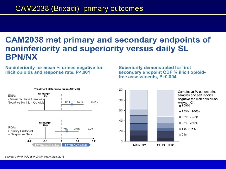 CAM 2038 (Brixadi) primary outcomes 