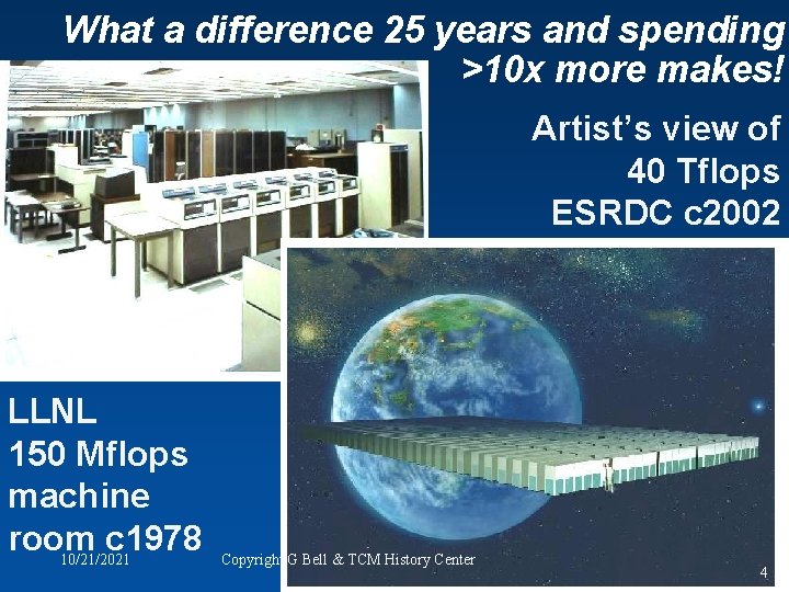 What a difference 25 years and spending >10 x more makes! Artist’s view of