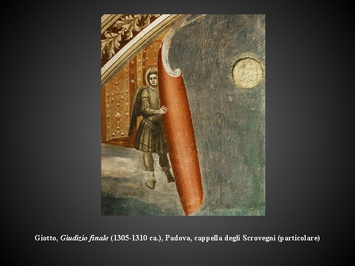 Giotto, Giudizio finale (1305 -1310 ca. ), Padova, cappella degli Scrovegni (particolare) 