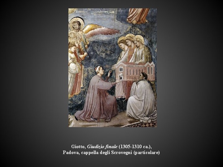 Giotto, Giudizio finale (1305 -1310 ca. ), Padova, cappella degli Scrovegni (particolare) 