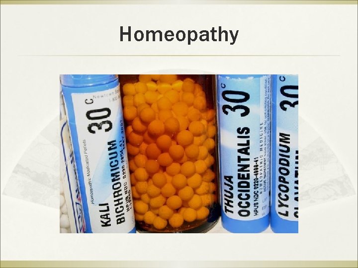 Homeopathy 