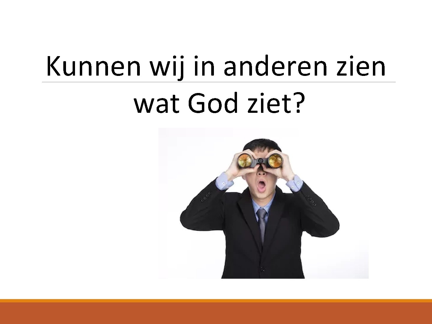 Kunnen wij in anderen zien wat God ziet? 