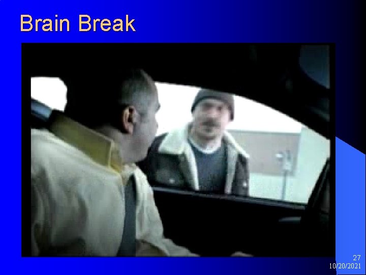 Brain Break 27 10/20/2021 