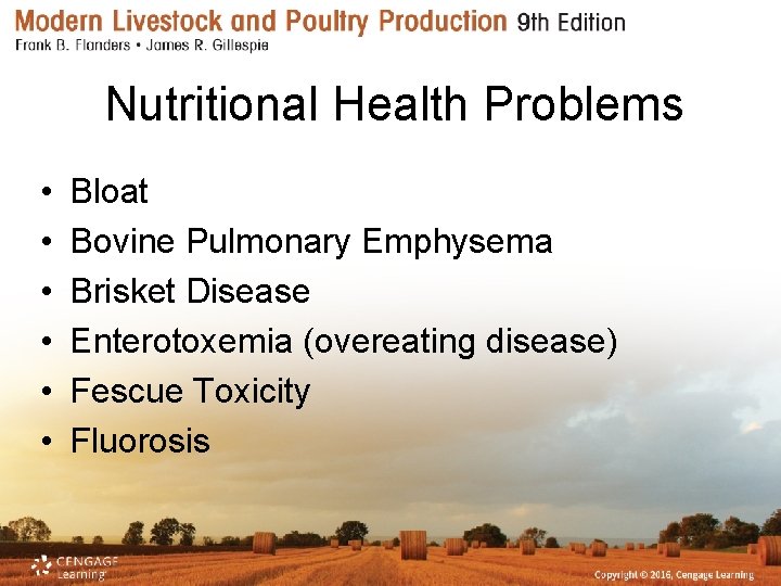 Chapter 17 Diseases and Parasites of Beef Cattle