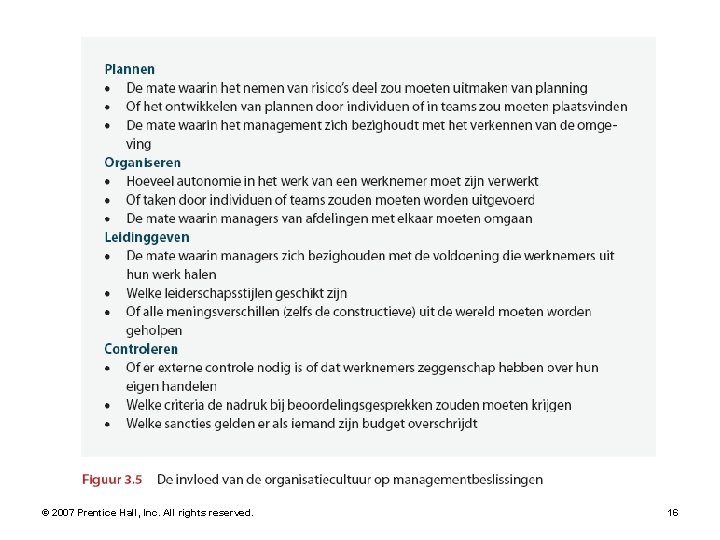 © 2007 Prentice Hall, Inc. All rights reserved. 16 