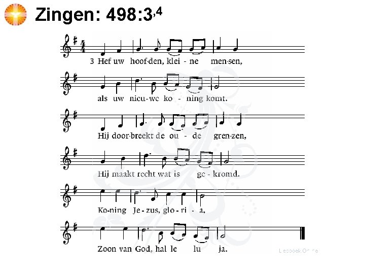 Zingen: 498: 3, 4 