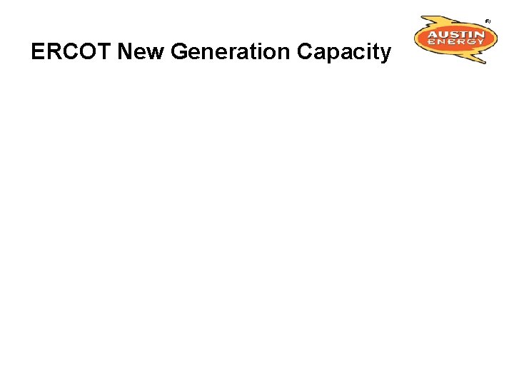 ERCOT New Generation Capacity 