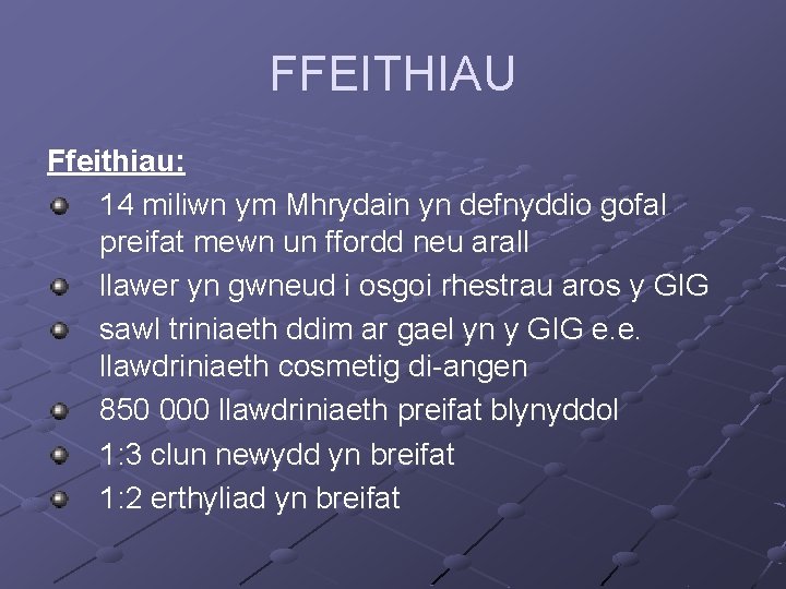 FFEITHIAU Ffeithiau: 14 miliwn ym Mhrydain yn defnyddio gofal preifat mewn un ffordd neu