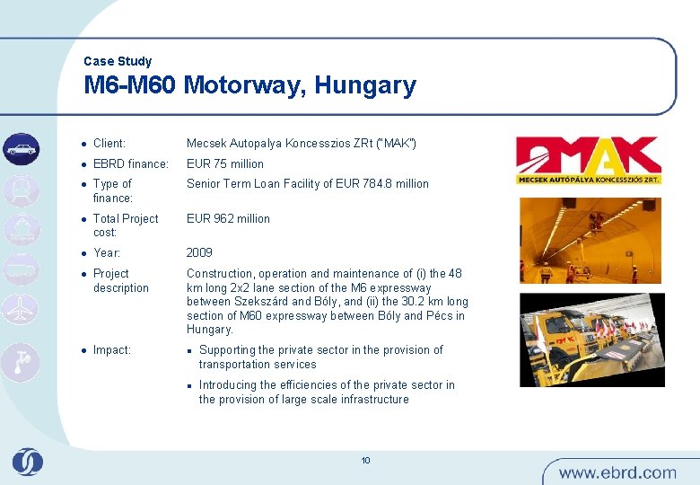 Case Study M 6 -M 60 Motorway, Hungary l Client: Mecsek Autopalya Koncesszios ZRt