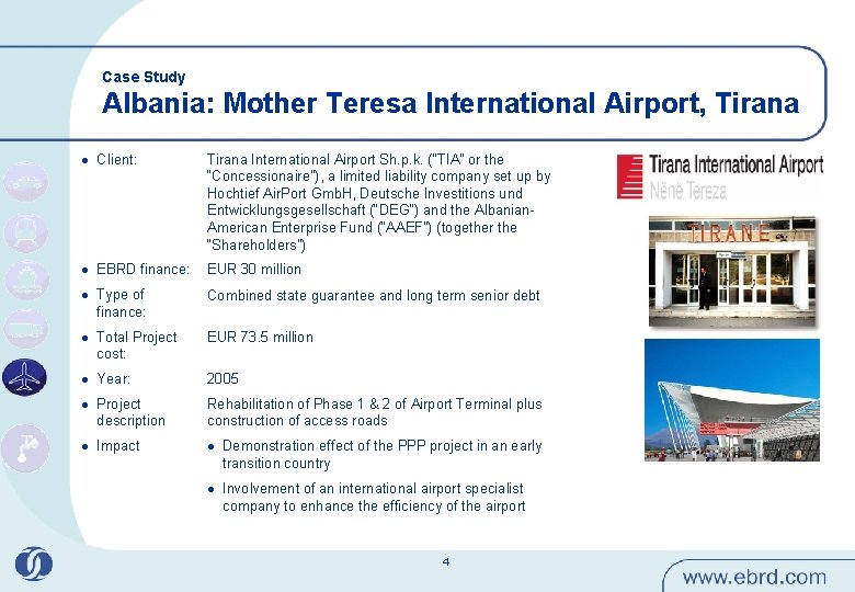 Case Study Albania: Mother Teresa International Airport, Tirana l Client: Tirana International Airport Sh.