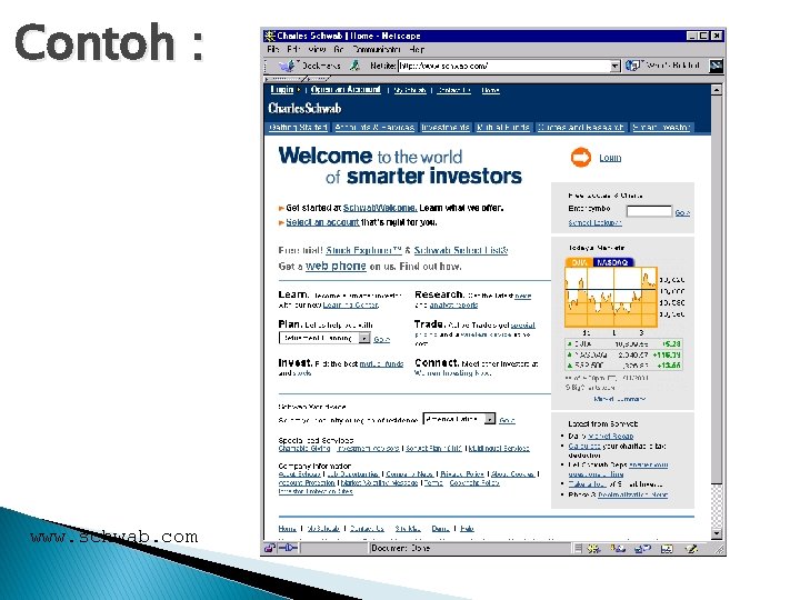 Contoh : www. schwab. com 
