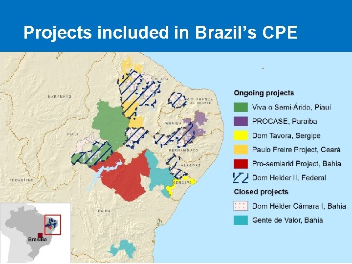 Projects included in Brazil’s CPE Map (to be included) -3 - 