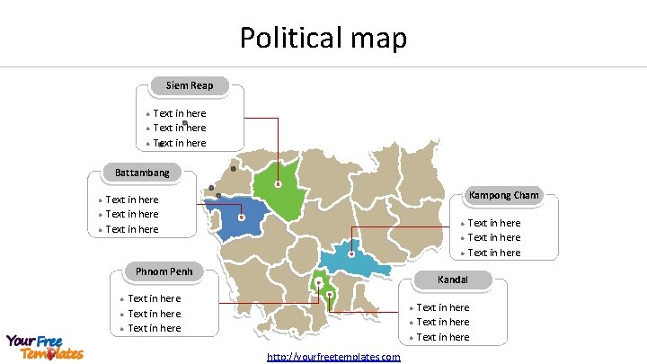 Political map Siem Reap l l l Text in here Battambang l l l