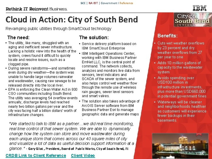 SCE | NA IOT | Government I Reference Cloud in Action: City of South