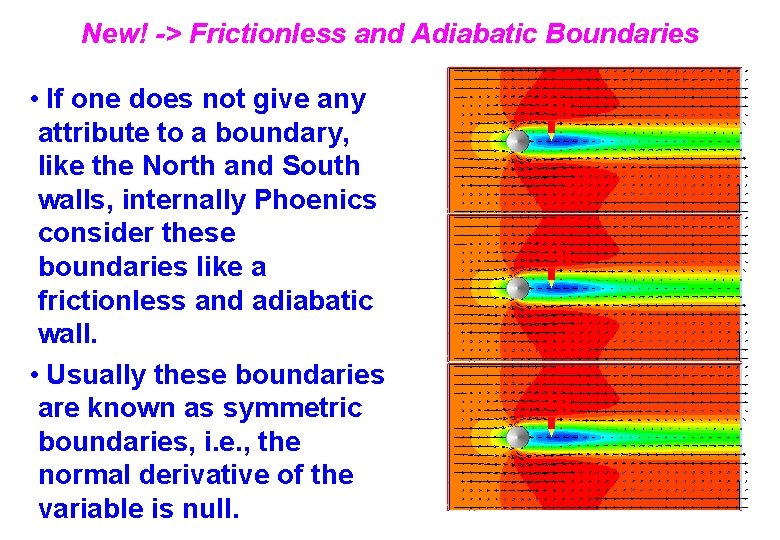 New! -> Frictionless and Adiabatic Boundaries • If one does not give any attribute