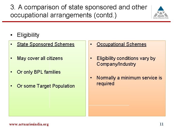 Key differences between state pension schemes and occupational