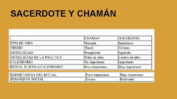 SACERDOTE Y CHAMÁN 