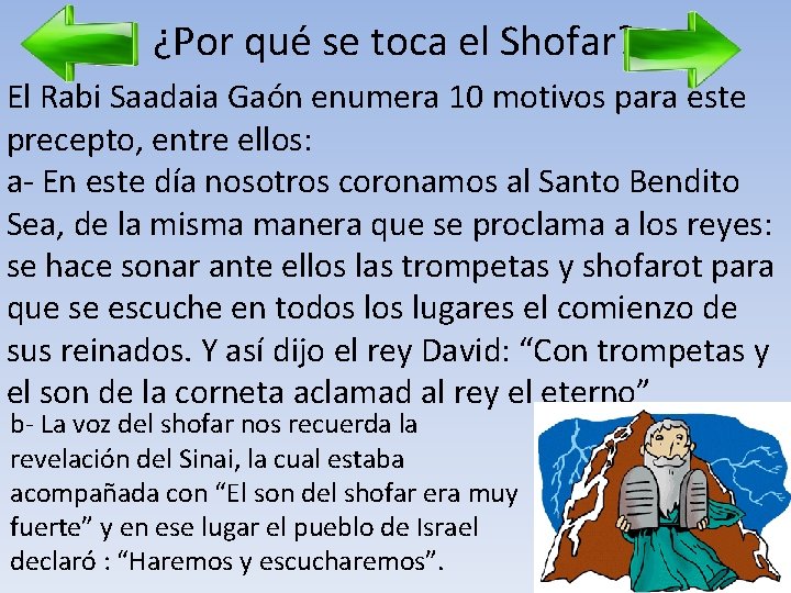 ¿Por qué se toca el Shofar? El Rabi Saadaia Gaón enumera 10 motivos para