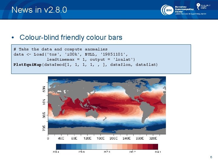 News in v 2. 8. 0 • Colour-blind friendly colour bars # Take the