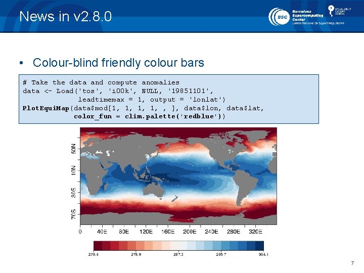 News in v 2. 8. 0 • Colour-blind friendly colour bars # Take the