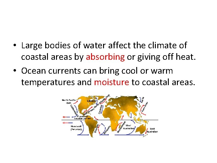 What is climate Map by NASA shows temperatures