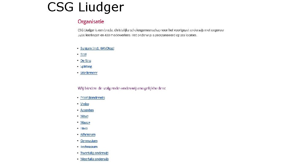 CSG Liudger 