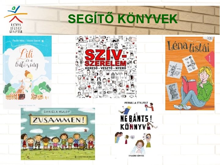 SEGÍTŐ KÖNYVEK 