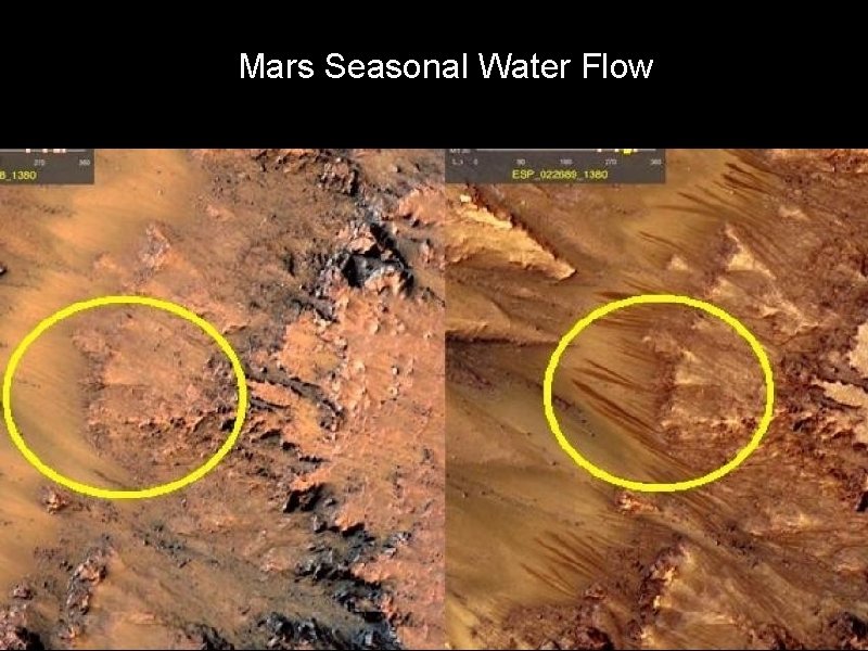 Mars Seasonal Water Flow 