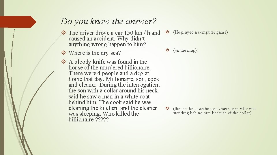 Do you know the answer? The driver drove a car 150 km / h