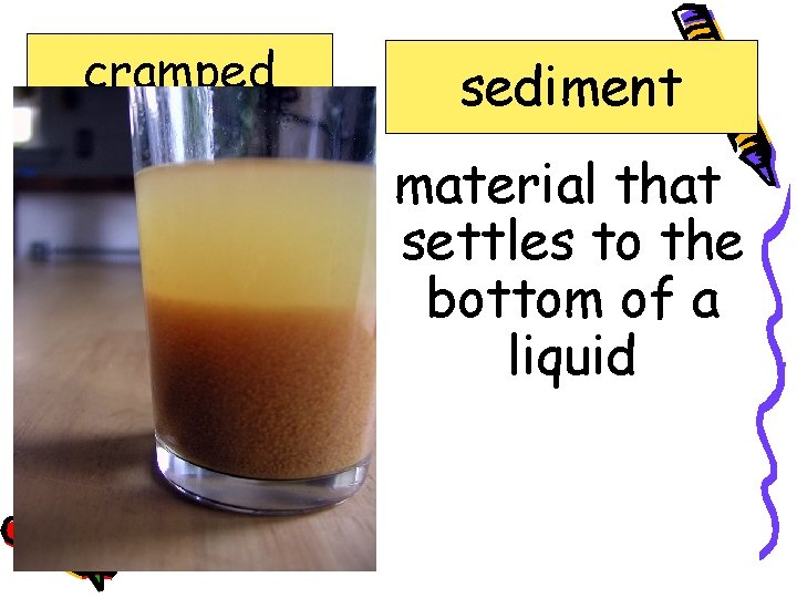 cramped debris interior ooze robotic sediment sonar sediment material that settles to the bottom