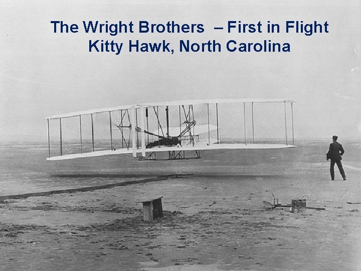 The Wright Brothers – First in Flight Kitty Hawk, North Carolina 
