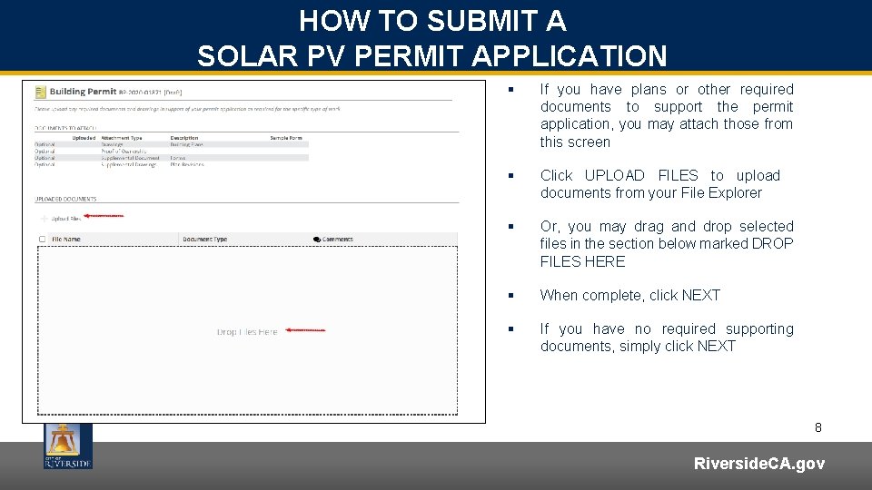 HOW TO SUBMIT A SOLAR PV PERMIT APPLICATION § If you have plans or