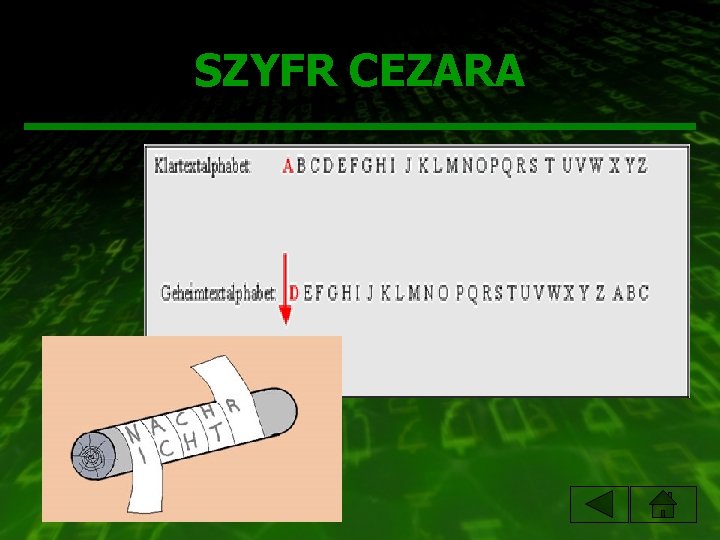 SZYFR CEZARA 