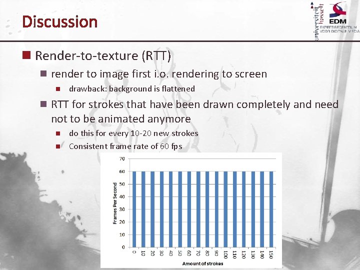 Discussion n Render-to-texture (RTT) n render to image first i. o. rendering to screen