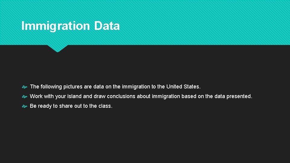 Immigration Data The following pictures are data on the immigration to the United States.