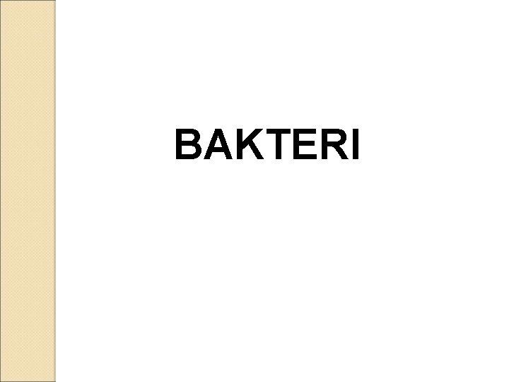 BAKTERI 