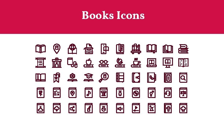 Books Icons 