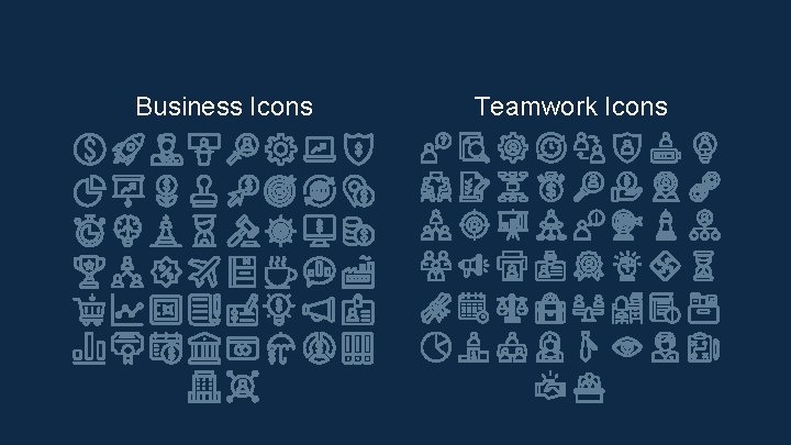 Business Icons Teamwork Icons 