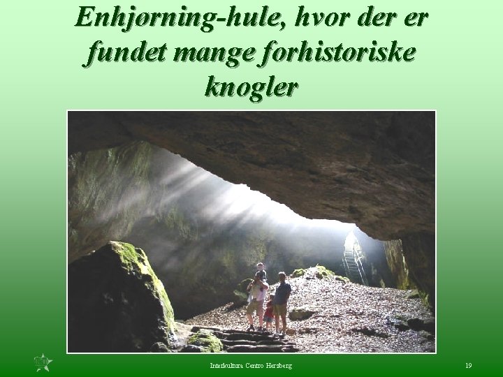 Enhjørning-hule, hvor der er fundet mange forhistoriske knogler Interkultura Centro Herzberg 19 