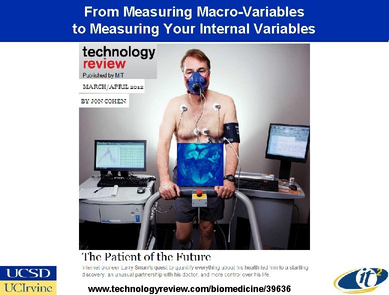 From Measuring Macro-Variables to Measuring Your Internal Variables www. technologyreview. com/biomedicine/39636 