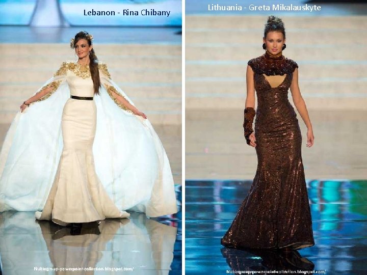 Lebanon - Rina Chibany Lithuania - Greta Mikalauskyte 
