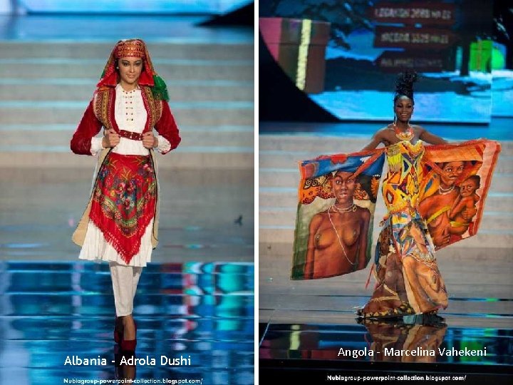 Albania - Adrola Dushi Angola - Marcelina Vahekeni 