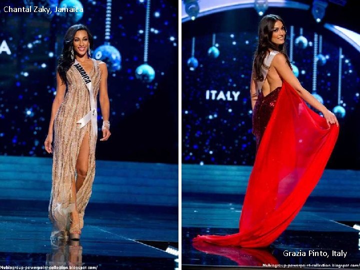 Chantal Zaky, Jamaica Grazia Pinto, Italy 