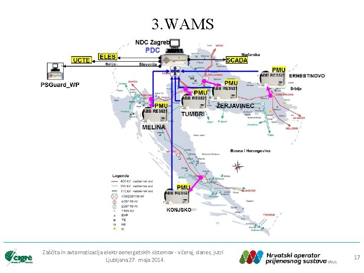 3. WAMS Zaščita in avtomatizacija elektroenergetskih sistemov - včeraj, danes, jutri Ljubljana 27. maja