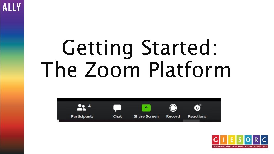 Getting Started: The Zoom Platform 
