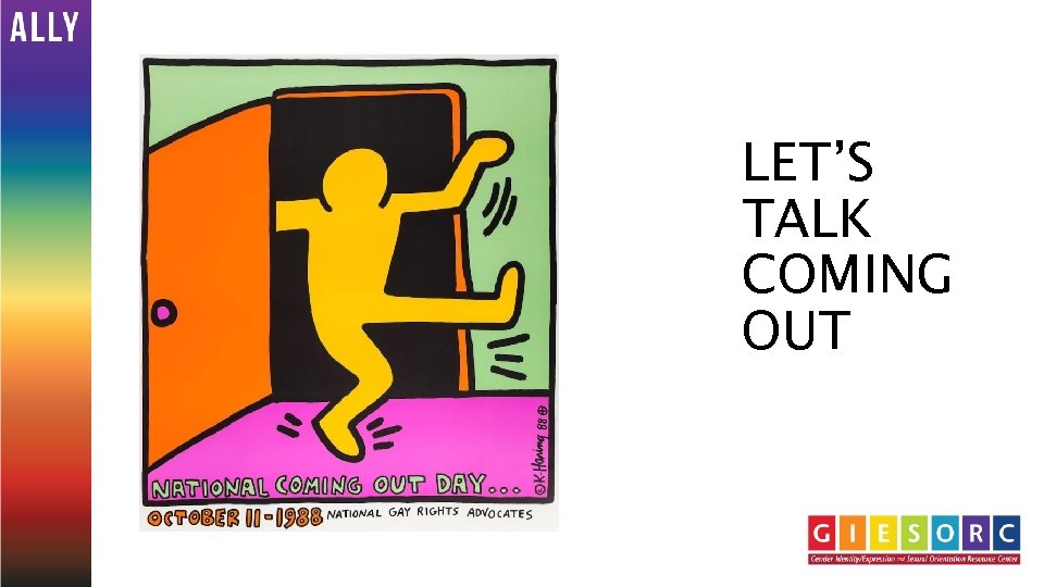 LET’S TALK COMING OUT 