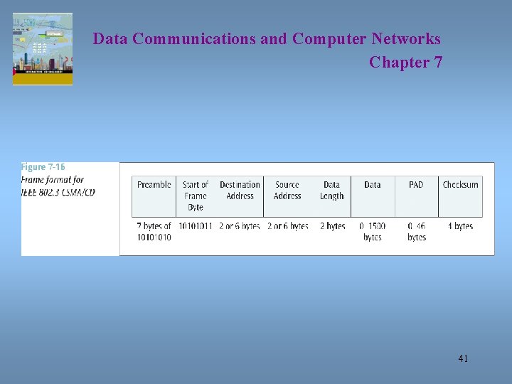 Data Communications and Computer Networks Chapter 7 41 